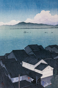 Selected Scenes of Tokaido Road : Okitsu-chô in Suruga Province [Hasui Kawase, 1934, from Kawase Hasui 130th Anniversary Exhibition Catalogue] Thumbnail Images