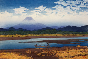Selected Scenes of Tokaido Road : Banyu River [Hasui Kawase, 1931, from Kawase Hasui 130th Anniversary Exhibition Catalogue] Thumbnail Images