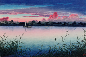 初秋の浦安 [川瀬巴水, 1931年, 生誕130年 川瀬巴水展より]のサムネイル画像