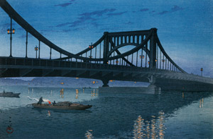 Kiyosubashi Bridge [Hasui Kawase, 1931, from Kawase Hasui 130th Anniversary Exhibition Catalogue] Thumbnail Images