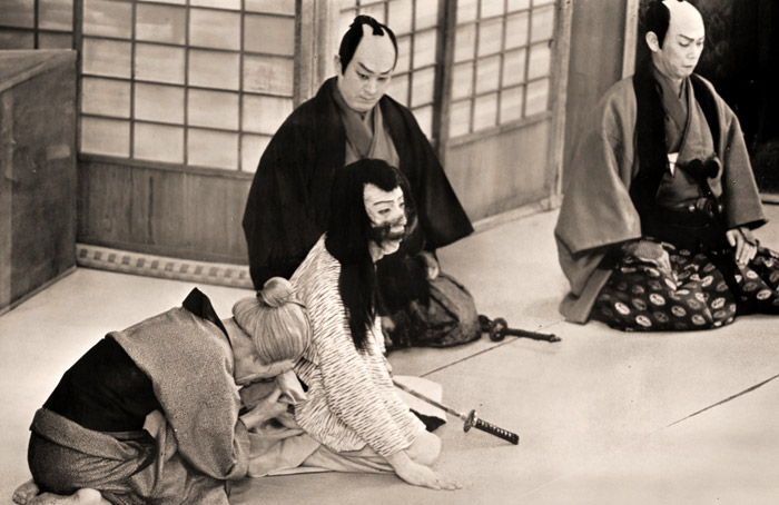 Scnens from Kabuki “Chushingura Part 6” [Ihei Kimura,  from Camera Mainichi May 1956]