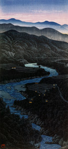 Ioridani Pass, Etchu [Hasui Kawase, 1923, from Kawase Hasui 130th Anniversary Exhibition Catalogue] Thumbnail Images