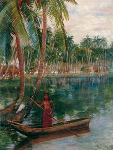 A Lagoon in Saguni, Savaii, Samoa [Theodore Wores, 1902, from The Art of Theodore Wores: Japan’s Beauty Comes Home] Thumbnail Images