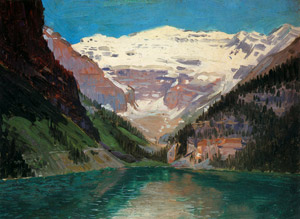 ルイス湖（カナダ） [セオドア・ウォレス, 1913年, セオドア・ウォレス展：帰ってきた日本の美より]のサムネイル画像