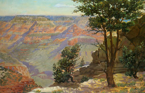 グランド・キャニオン（アリゾナ） [セオドア・ウォレス, 1916年, セオドア・ウォレス展：帰ってきた日本の美より]のサムネイル画像