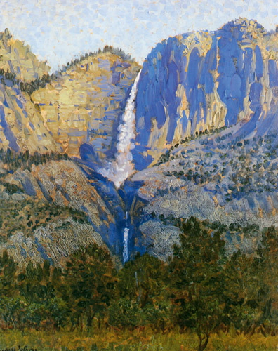ヨセミテの滝（カリフォルニア） [セオドア・ウォレス, 1931年, セオドア・ウォレス展：帰ってきた日本の美より] パブリックドメイン画像 