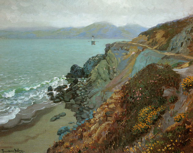 金門湾（サンフランシスコ） [セオドア・ウォレス, 1914年, セオドア・ウォレス展：帰ってきた日本の美より] パブリックドメイン画像 