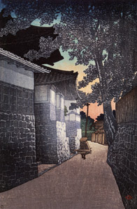 Souvenirs of My Travels, 2nd Series : Kōshō Temple in Himi, Etchū [Hasui Kawase, 1921, from Kawase Hasui 130th Anniversary Exhibition Catalogue] Thumbnail Images