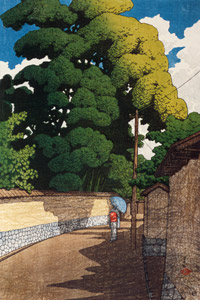 Souvenirs of My Travels, 2nd Series : Shimohonda-machi, Kanazawa [Hasui Kawase, 1921, from Kawase Hasui 130th Anniversary Exhibition Catalogue] Thumbnail Images