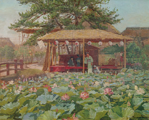 Tea House, Kamakura [Theodore Wores,  from The Art of Theodore Wores: Japan’s Beauty Comes Home] Thumbnail Images