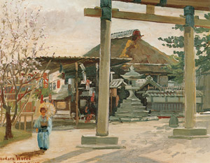 A Wayside Tavern, Kamakura [Theodore Wores, 1895, from The Art of Theodore Wores: Japan’s Beauty Comes Home] Thumbnail Images