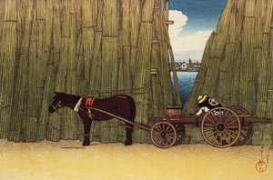 Twelve Subjects of Tokyo : Komagata Embankment [Hasui Kawase, 1919, from Kawase Hasui 130th Anniversary Exhibition Catalogue] Thumbnail Images