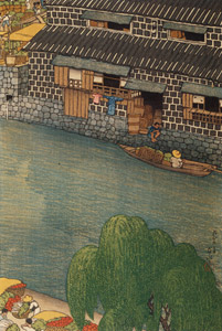 Twelve Subjects of Tokyo : Daikon Shore [Hasui Kawase, 1920, from Kawase Hasui 130th Anniversary Exhibition Catalogue] Thumbnail Images