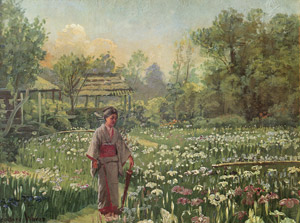 Iris Garden, Hori-Kiri, Tokyo [Theodore Wores,  from The Art of Theodore Wores: Japan’s Beauty Comes Home] Thumbnail Images