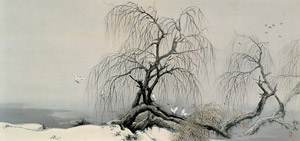 Wintry Sky [Kanzan Shimomura, 1923, from TAIKAN and KANZAN] Thumbnail Images