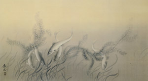 友魚 [下村観山, 1925年, 大観と観山展 より]のサムネイル画像