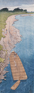 曇り日の矢口 [川瀬巴水, 1919年, 生誕130年 川瀬巴水展より]のサムネイル画像