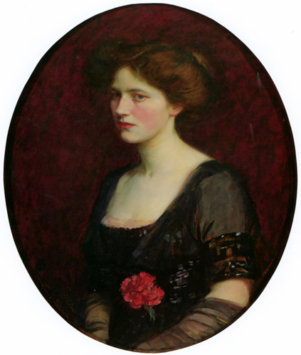 チャールズ・シュライバー夫人 [ジョン・ウィリアム・ウォーターハウス, 1912年, J.W. Waterhouseより] パブリックドメイン画像 