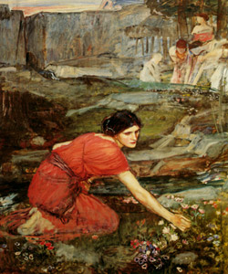 Study for Maidens Picking [John William Waterhouse, 1911, from J.W. Waterhouse] Thumbnail Images