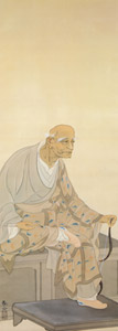 Portrait of a Priest [Kanzan Shimomura, c.1923, from TAIKAN and KANZAN] Thumbnail Images