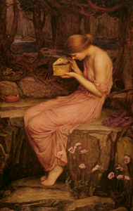 Psyche Opening the Golden Box [John William Waterhouse, 1903, from J.W. Waterhouse] Thumbnail Images