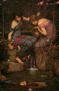 Nymphs Finding the Head of Orpheus [John William Waterhouse, 1900, from J.W. Waterhouse] Thumbnail Images