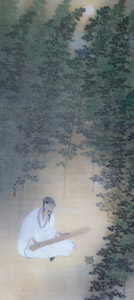 陶靖節「幽篁弾琴」 [横山大観, 1919年, 大観と観山展 より]のサムネイル画像