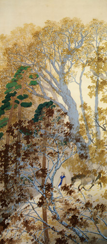 山路 [横山大観, 1911年, 大観と観山展 より] パブリックドメイン画像 