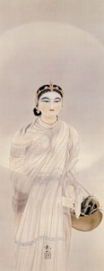 Kannon (Avalokiteśvara), [Kanzan Shimomura, 1910, from TAIKAN and KANZAN] Thumbnail Images