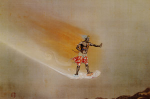 Acala (the God of Fire) [Kanzan Shimomura, c.1907, from TAIKAN and KANZAN] Thumbnail Images