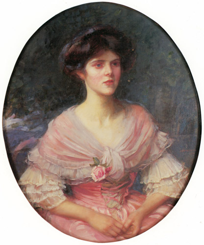A・P・ヘンダーソン夫人 [ジョン・ウィリアム・ウォーターハウス, 1909年, J.W. Waterhouseより] パブリックドメイン画像 