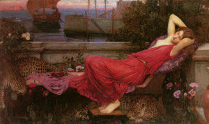 アリアドネ [ジョン・ウィリアム・ウォーターハウス, 1898年, J.W. Waterhouseより]のサムネイル画像