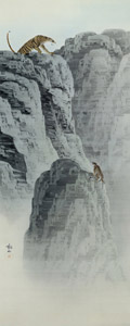 巌上の両雄 [下村観山, 1909年, 大観と観山展 より]のサムネイル画像