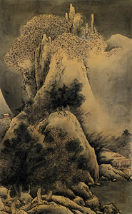 四季山水図（伝雪舟 模写） #4 [横山大観, 1897年, 大観と観山展 より]のサムネイル画像