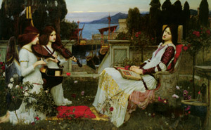 St. Cecilia [John William Waterhouse, 1895, from J.W. Waterhouse] Thumbnail Images
