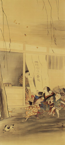 鞴祭 [横山大観, 1897年頃, 大観と観山展 より] パブリックドメイン画像 