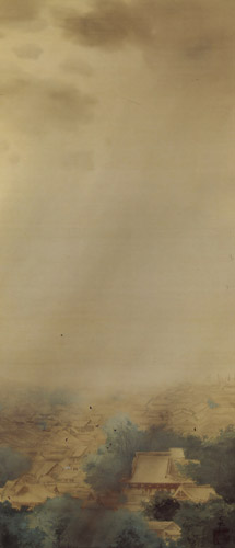 夕立 [横山大観, 1902年, 大観と観山展 より] パブリックドメイン画像 