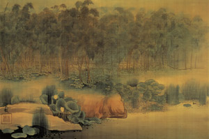Silence and Stillness [Yokoyama Taikan, 1896, from TAIKAN and KANZAN] Thumbnail Images