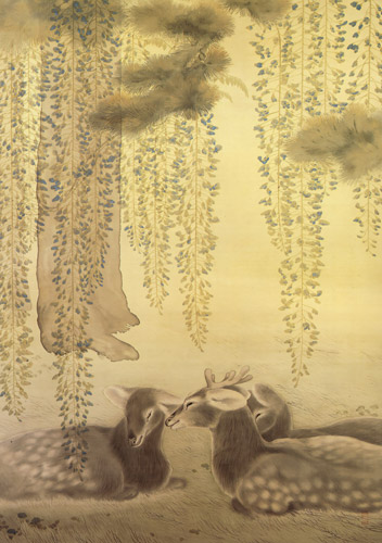 春日野 [下村観山, 1900年, 大観と観山展 より] パブリックドメイン画像 
