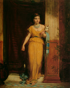 紡ぎ女 [ジョン・ウィリアム・ウォーターハウス, 1874年, J.W. Waterhouseより]のサムネイル画像