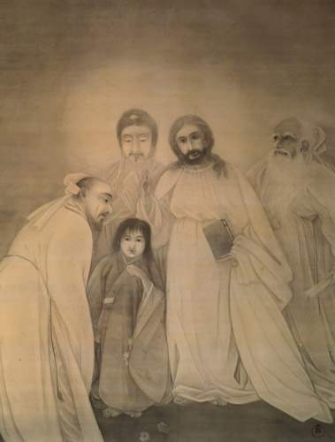 迷児 [横山大観, 1902年, 大観と観山展 より] パブリックドメイン画像 