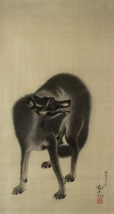 狼（森狙仙 模写） [下村観山, 1889年, 大観と観山展 より]のサムネイル画像