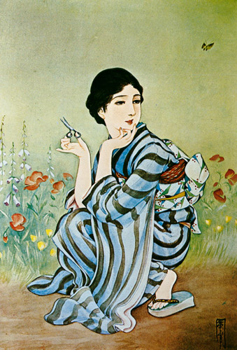 May Garden [Kashō Takabatake, 1927, from Kashō Takabatake Masterpiece Collection]