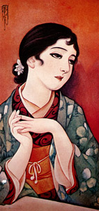 Chasing a Phantom [Kashō Takabatake, 1930, from Kashō Takabatake Masterpiece Collection] Thumbnail Images