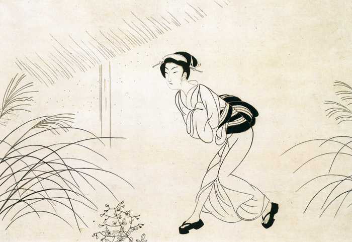 Osen (Run) [Komura Settai, 1941, from Hanga Geijutsu no.146]