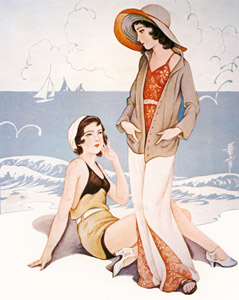 Untitled (Two Women on the Beach) [Kashō Takabatake, 1931, from Kashō Takabatake Masterpiece Collection] Thumbnail Images