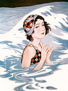 Untitled (Woman in the Sea) [Kashō Takabatake, 1932, from Kashō Takabatake Masterpiece Collection] Thumbnail Images