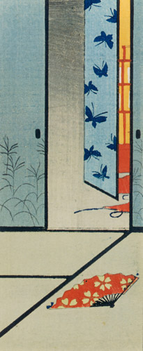 Inside Back Cover from Yūri by Izumi Kyōka (Right) [Komura Settai,  from Hanga Geijutsu no.146]