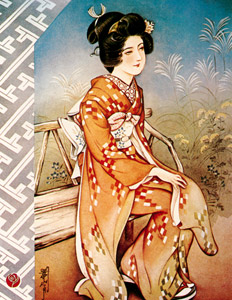 Untitled (Woman in Kimono Sitting on Bench) [Kashō Takabatake, 1931, from Kashō Takabatake Masterpiece Collection] Thumbnail Images