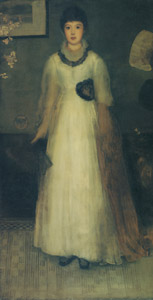 灰色と桃色のハーモニー [ジェームズ・マクニール・ホイッスラー, 1872-1874年, ウィンスロップ・コレクションより]のサムネイル画像